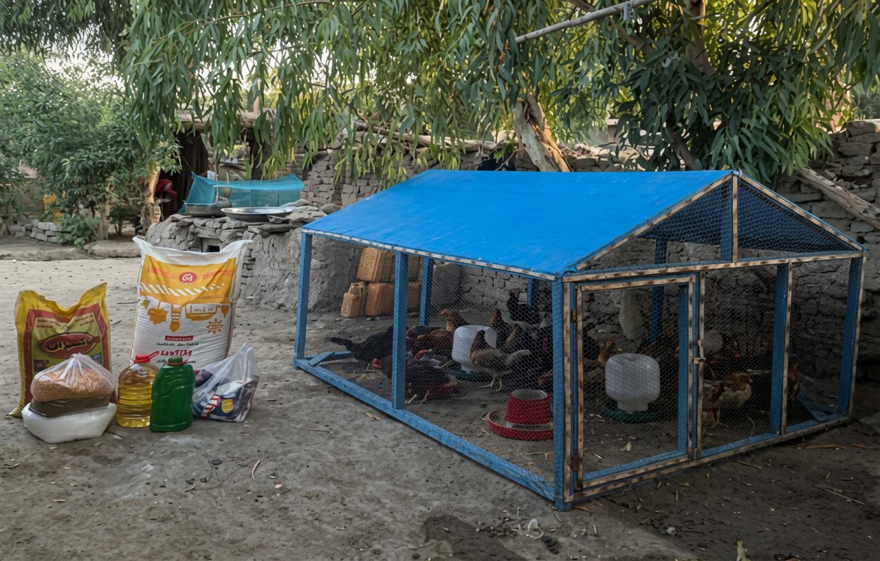 Poultry farming projects for poor families