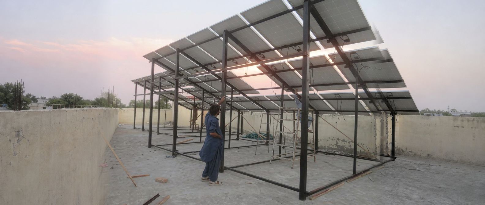 Solar energy systems for poor families and artesian wells