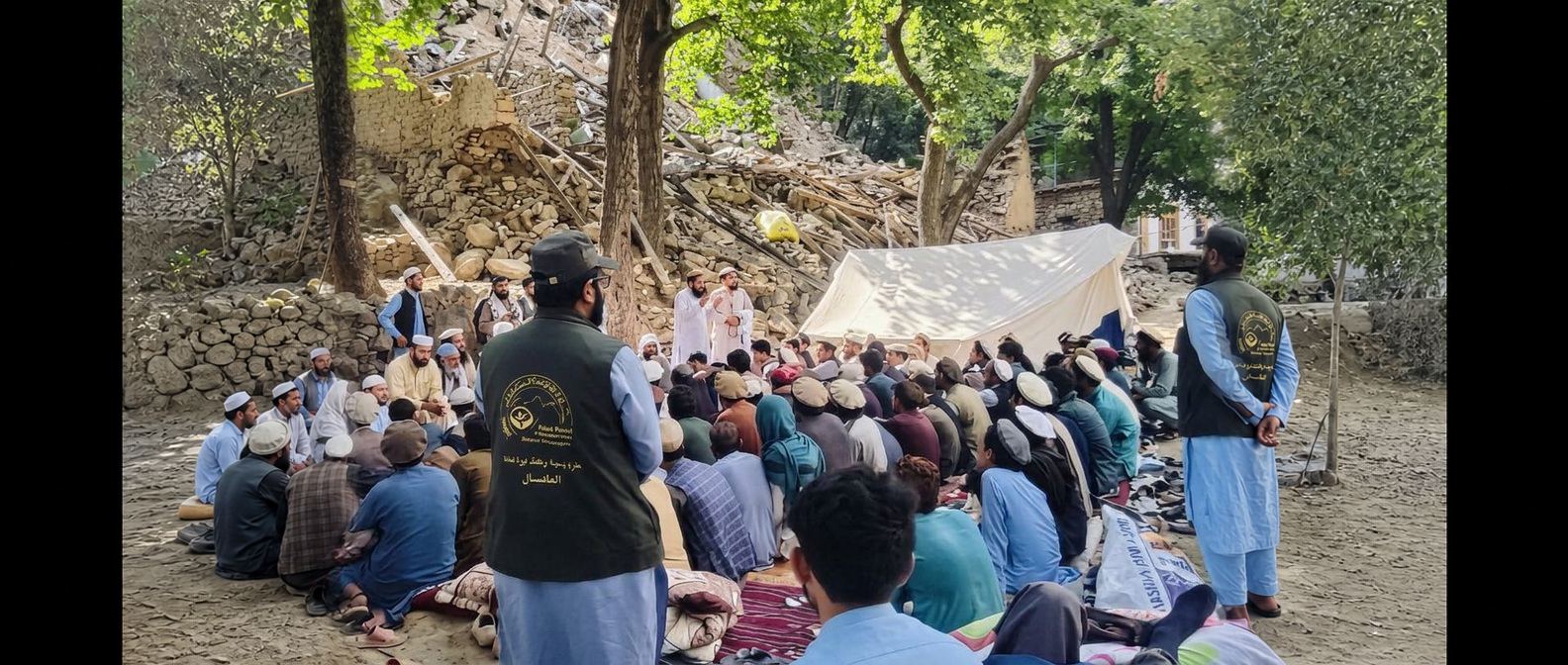 Relief campaign for earthquake victims in Kunar Province