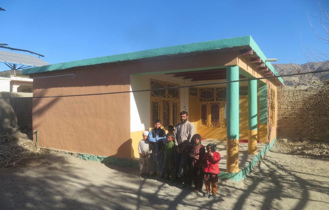 Construction of homes for poor families